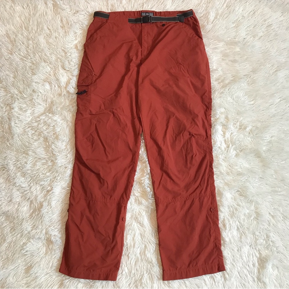 REI Women’s Nylon Hiking Pants Burnt Orange Size 10